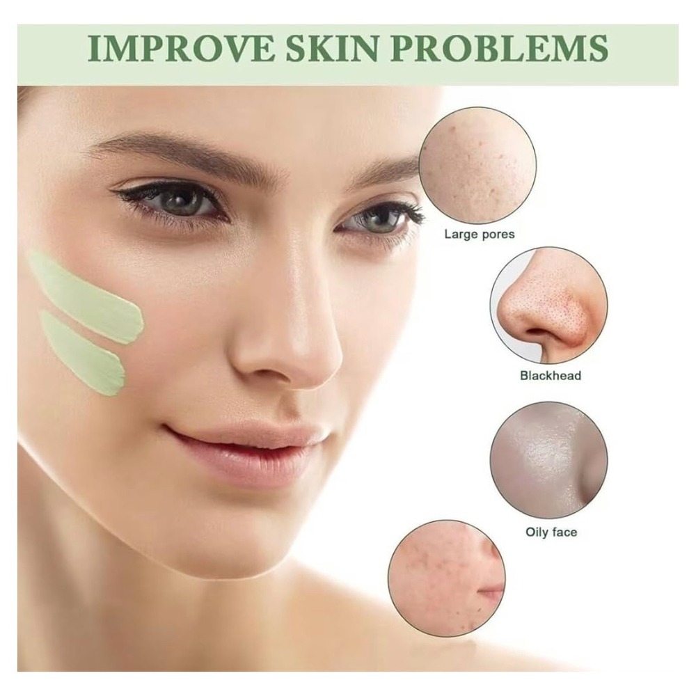 NEW Green Tea Deep Cleanse Mask for Face Blackhead Remover‎ Face Mask - Picture 5 of 10